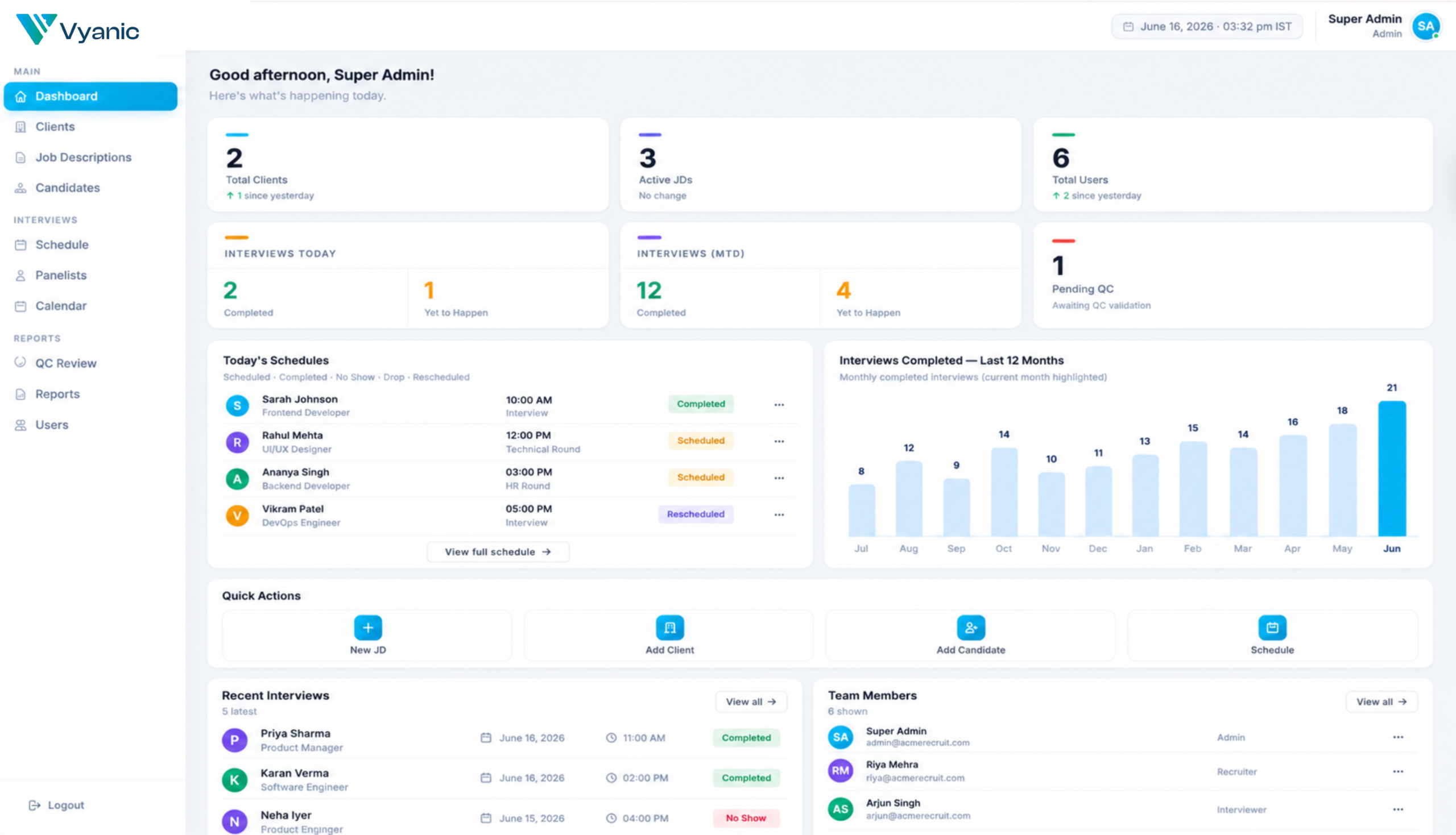 IAAS — Recruitment Portal